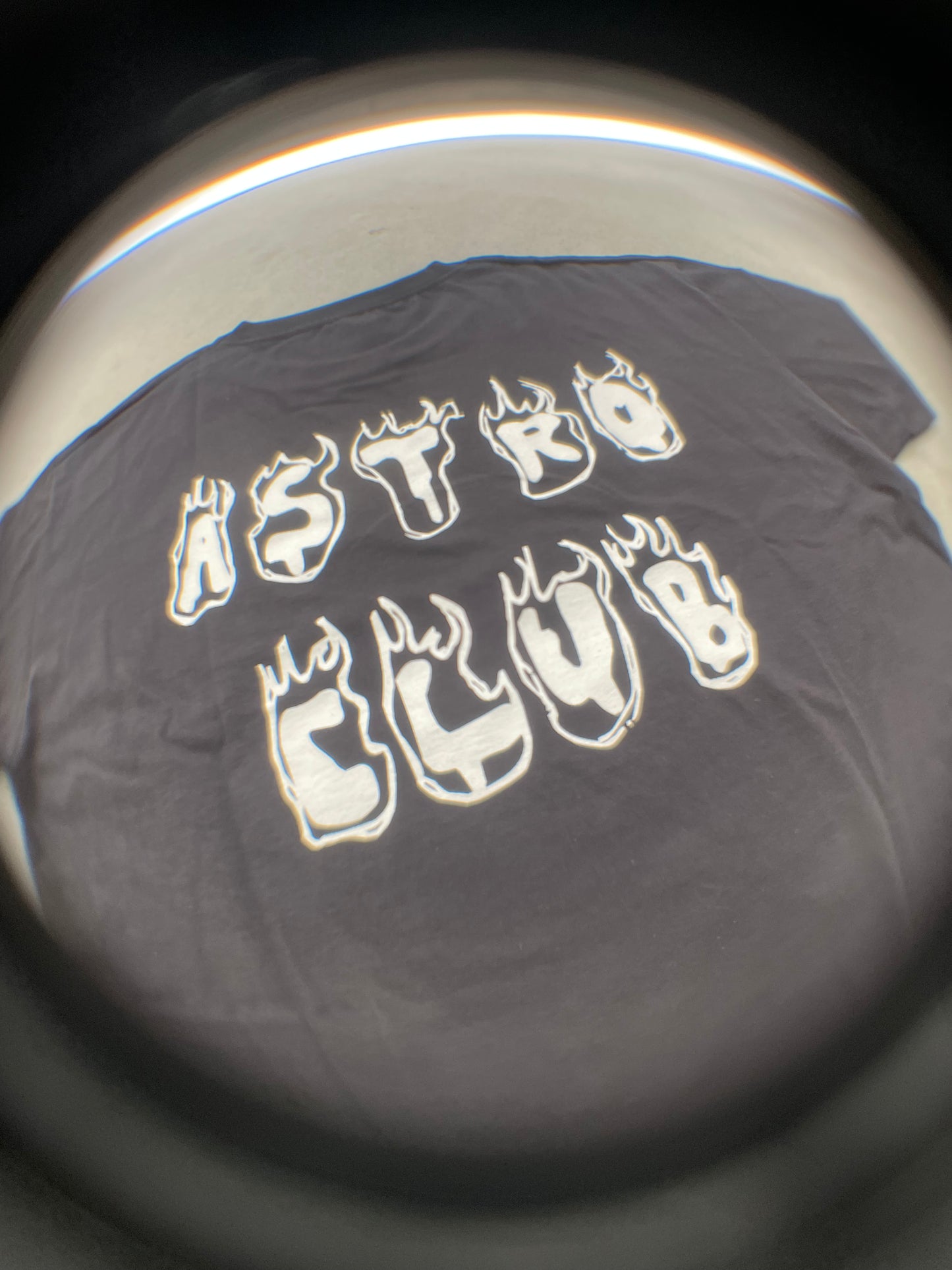 Astro Palm Black Tee