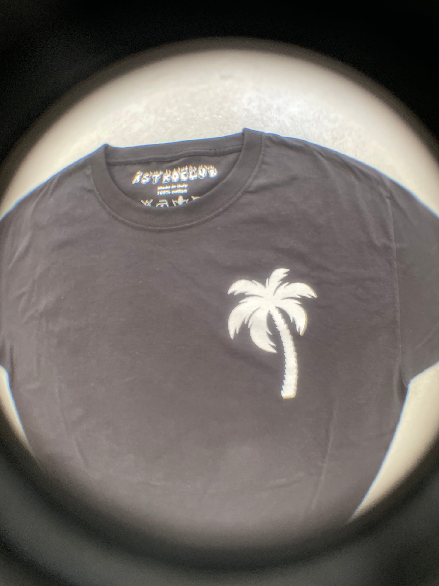 Astro Palm Black Tee