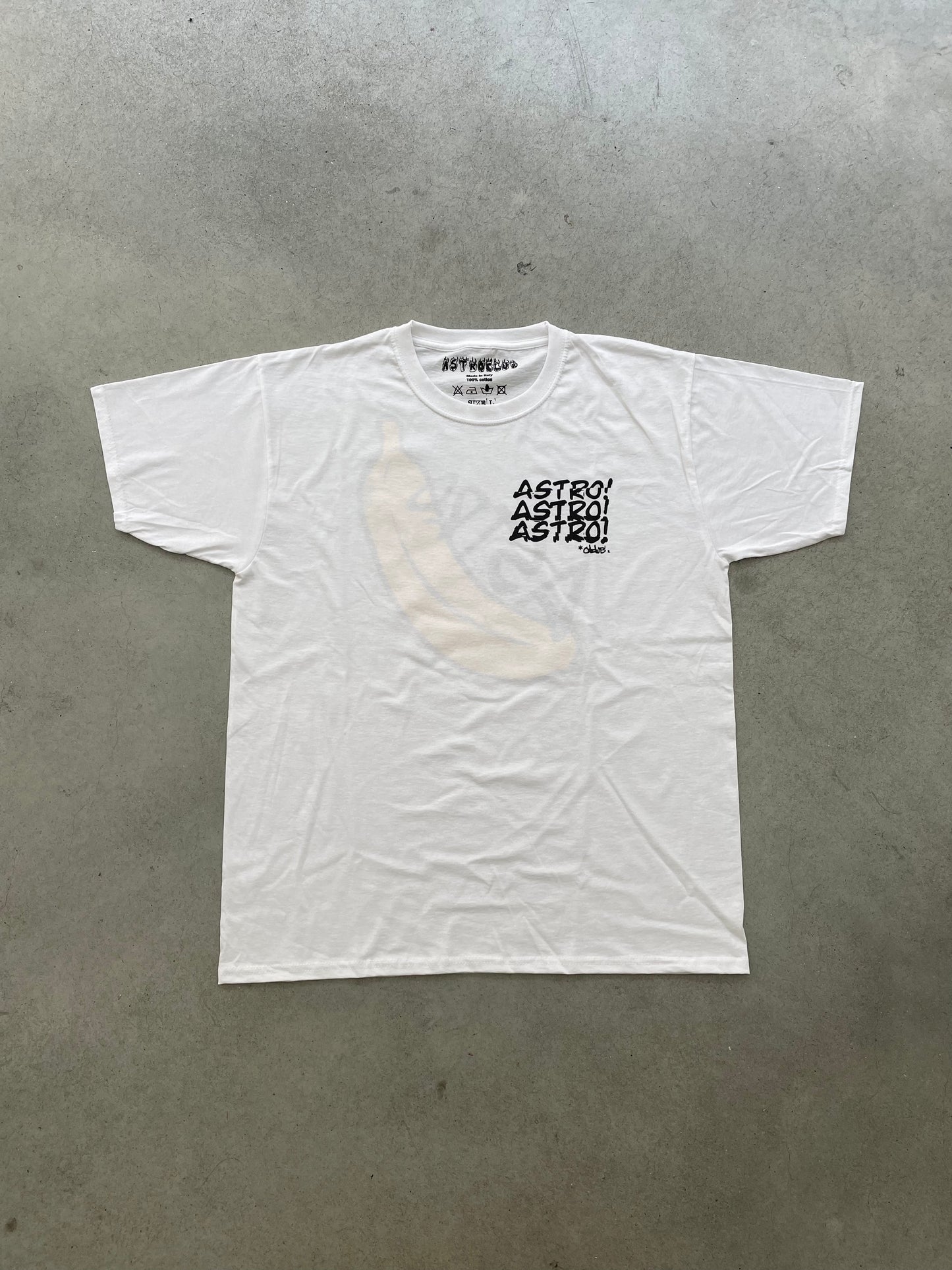 Astro Banana White Tee